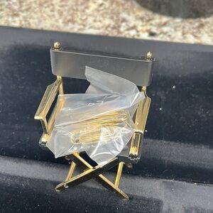 Miniature Director's Chair paper clip holder